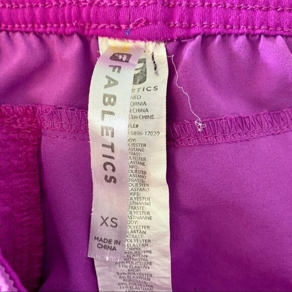 Fabletics Purple Running Athletic Shorts with Pockets Womens XS - Picture 10 of 11